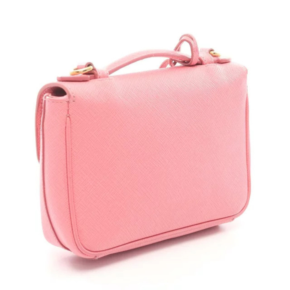 Prada Saffiano Leather Pink Bag Handbag